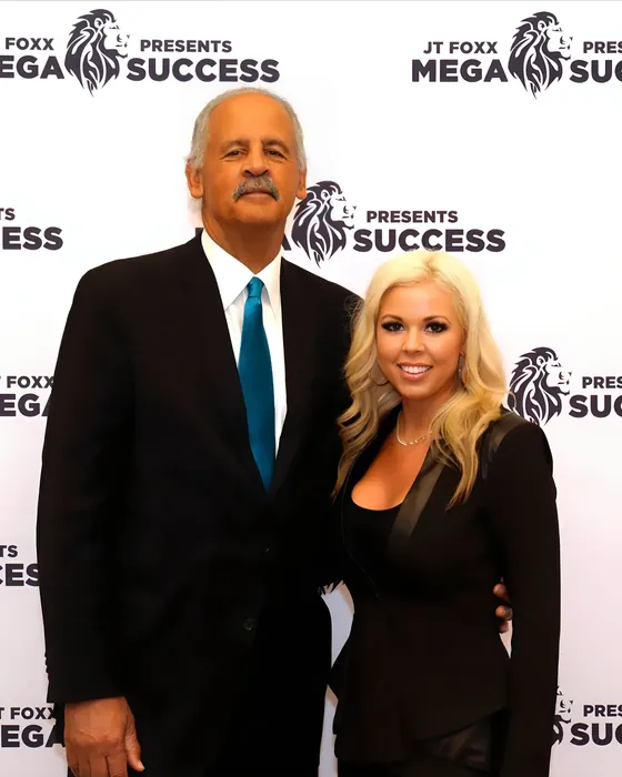 Ashley McPherson with Steadman Graham